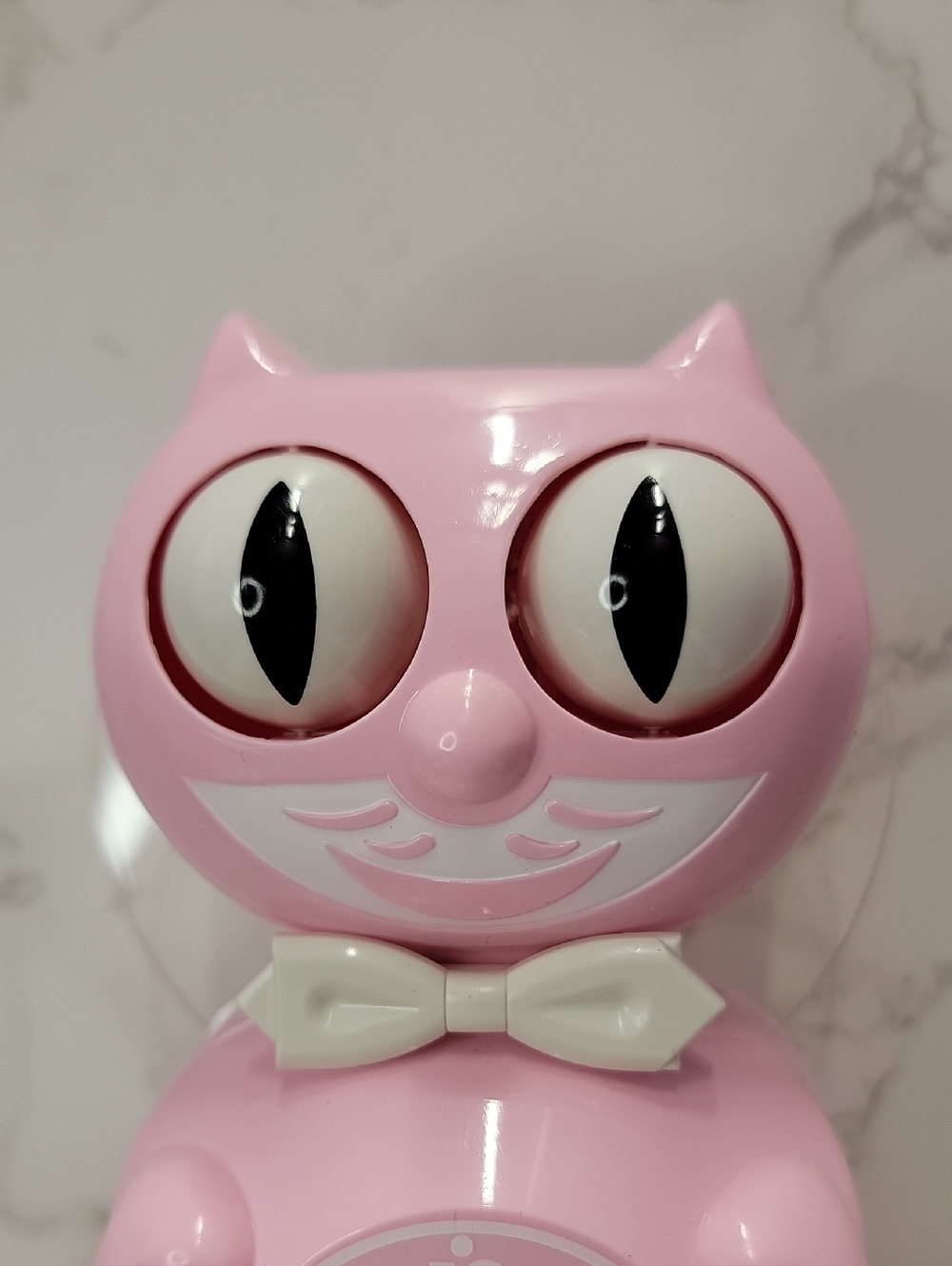 Bubblegum Pink Kitty Cat klock clock New - Picture 2 of 8